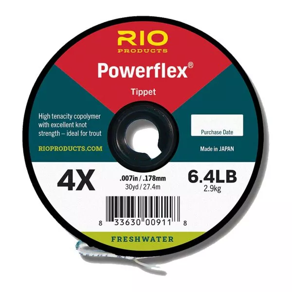 Rio Powerflex Tippet 30yd Copolymer Tippet & Fly Leader Fishing Line