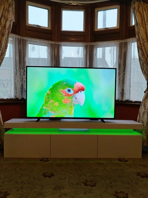 Bush 55 Inch Smart 4K UHD HDR LED Freeview TV With Led  TV Stand