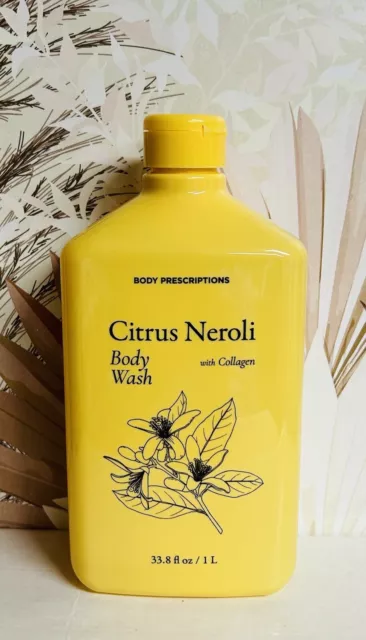 Body Prescriptions ~ Citrus Neroli Hydrating Body Wash with Collagen 33.8 fl oz