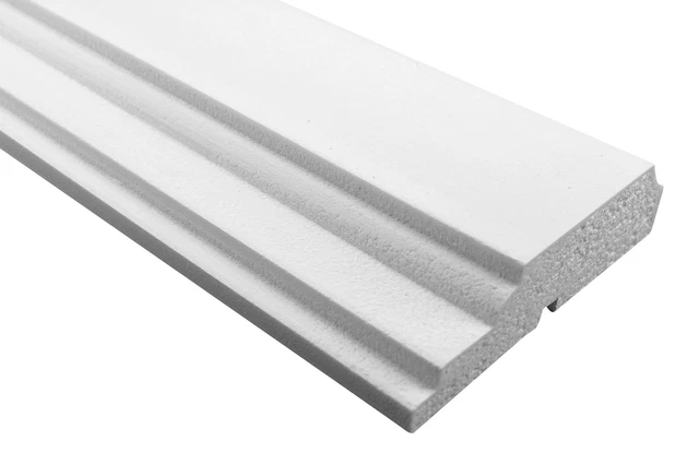 2 metros perfil de fachada decoración exterior pared resistente a golpes 170x45mm MC167 2 metros perfil de fachada decoración exterior pared resistente a golpes 170x45mm MC167