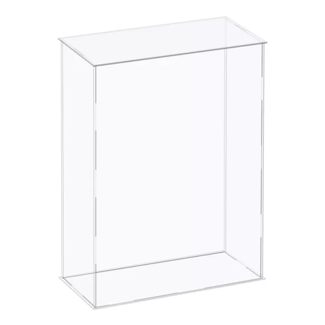 Acrílico Exhibición Estuche Plástico Almacenamiento Caja Transparente 21x11x36cm