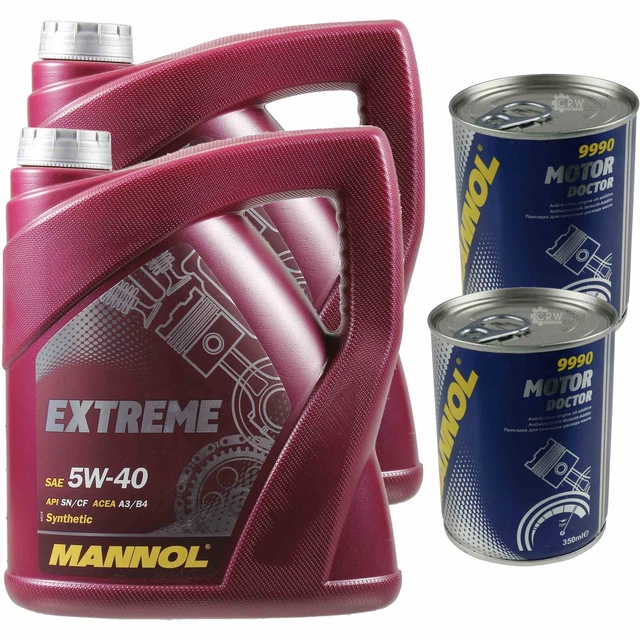 8L Olio Motore mannol extreme 5W-40 2x MANNOL Motore Dottore
