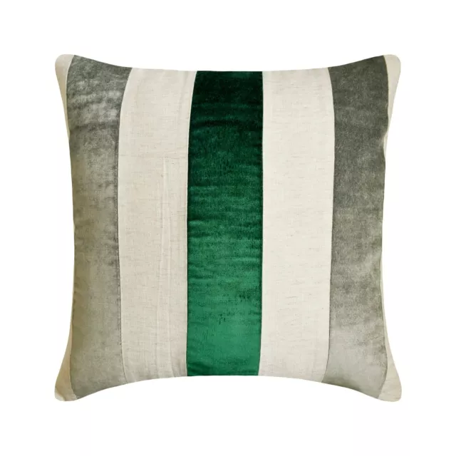 Verde Esmeralda Manta Almohada Cubierta, 40.6cmx40.6cm Terciopelo Cushion-Velvet