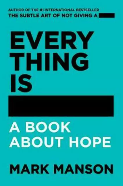 EVERYTHING IS F*CKED By Mark Manson BRAND NEW On Hand IN AUS!