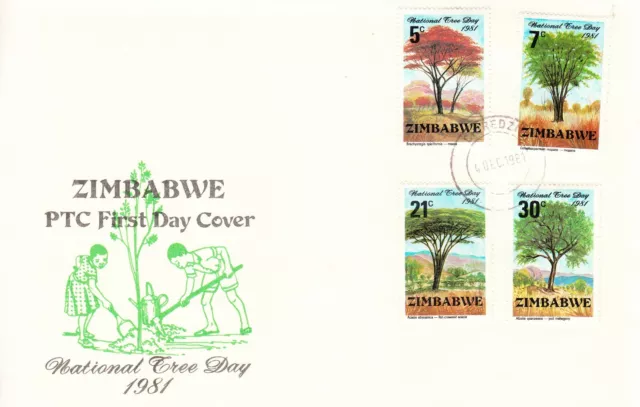 1981 Zimbabwe Tree Day First Day Cover