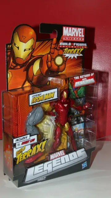 Marvel Legends Series 2011 Terrax series Extremis Iron Man sealed 6" Worldwide