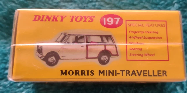 Mini Dinky Toys HK N°98 - Michigan Scraper - 9,5 Cm - Jaune - Zamak - Neuf En Boîte