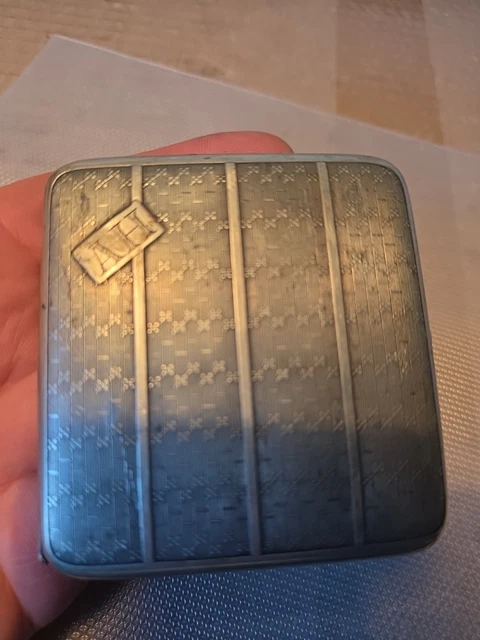 ANCIEN ÉTUI A cigarettes en metal blanc EUR 8,99 - PicClick FR