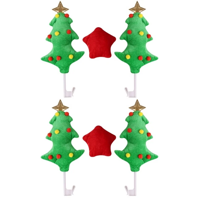 6 Pcs Decorazioni Natalizie Per Auto Corna Di Renna Con Renne Decorare