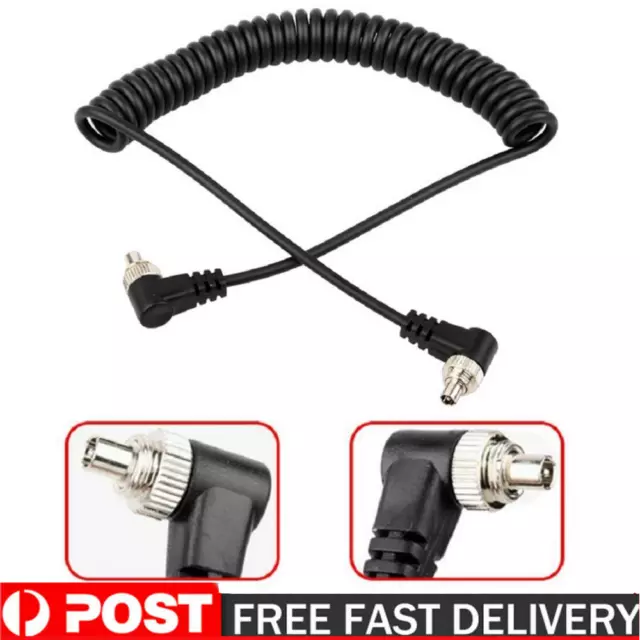 5M/16FT Male-Male Flash PC Sync Cable w/ Screw Lock for Nikon most DSLR