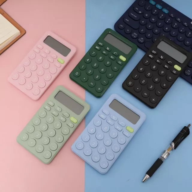 Mini Portable Math Calculator Large-screen Calculator  Financial and Accounting