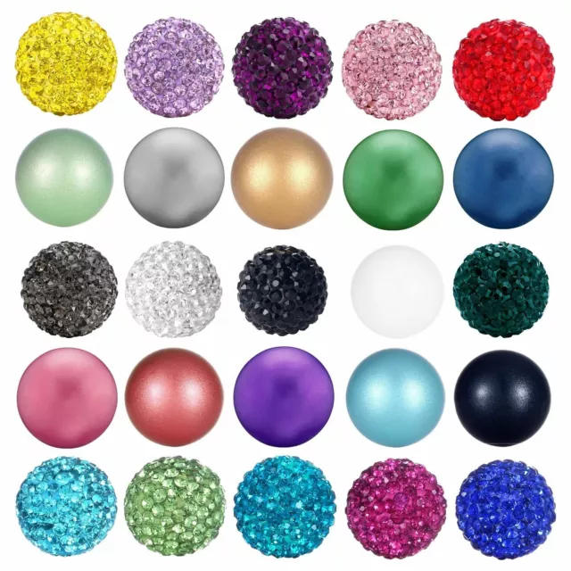 Engel Klangkugel Kugel Ball Bola 16 mm Strass Baby Klang Kugel Rund Steinchen