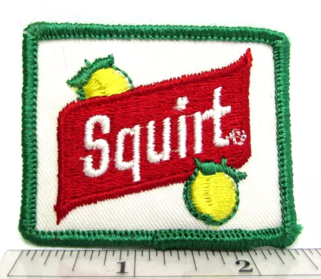 Vintage Squirt Grapefruit Soda Pop Jacket Patch Phoenix Arizona Employee Uniform