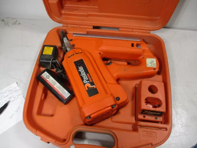 e18) Paslode Impulse IMCT 900420 Cordless Framing Nailer W/Case e18) Paslode Impulse IMCT 900420 Cordless Framing Nailer W/Case