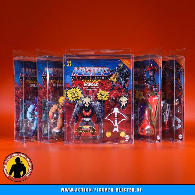 Masters of the Universe MotU Origins Blister Case für Deluxe zB Leech, King Hiss