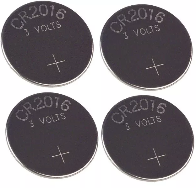 4x Remote Central Lock Key Batteries CR2016 For Rover