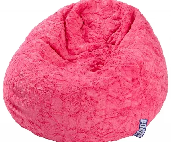 Sitzsack Sitzhocker pink Magma Fluffy XL Magma Sitting Point *Markenprodukt*