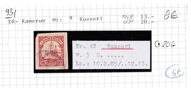 DR KAMERUN: Mi 9 KUSSERI