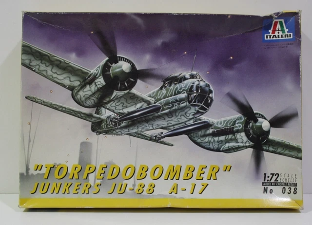 ITALERI 038 JUNKERS Ju-88 A-17 Torpedo Bomber Model 1/72 Scale £18.22 ...