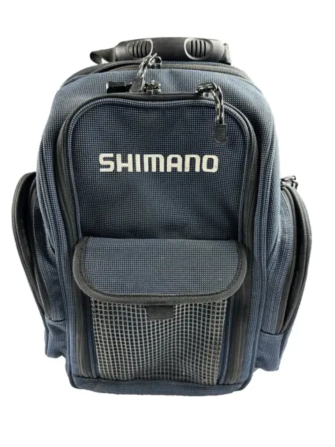 SHIMANO BLACKMOON FISHING Tackle Backpack Pocket Organization