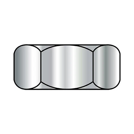 Zoro Select 125Nf188 1 1/4-7 Hex Nut Finished 18-8 Stainless Steel