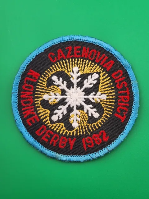 Cazenovia District Klondike Derby 1982 Patch BSA Boy Scouts Of America