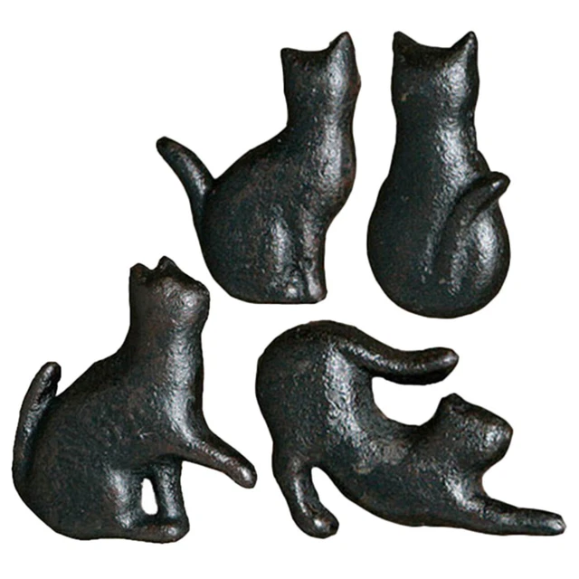 4 Pcs Cat Cabinet pull handle replacement Drawer Handle Drawer Pulls Personality