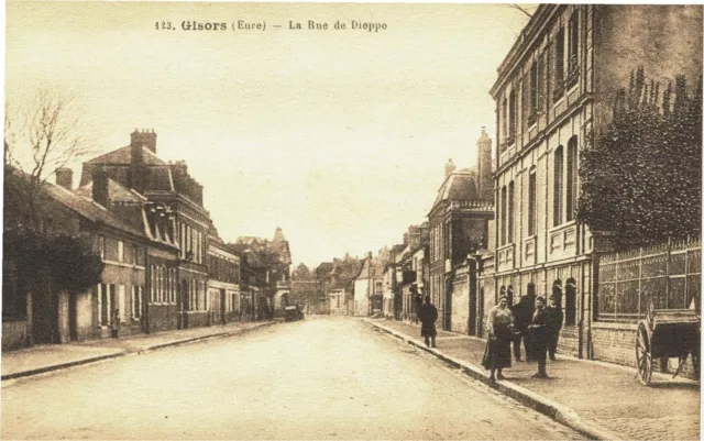 CPA -Carte postale- FRANCE- GISORS -Rue de Dieppe (iv 556)