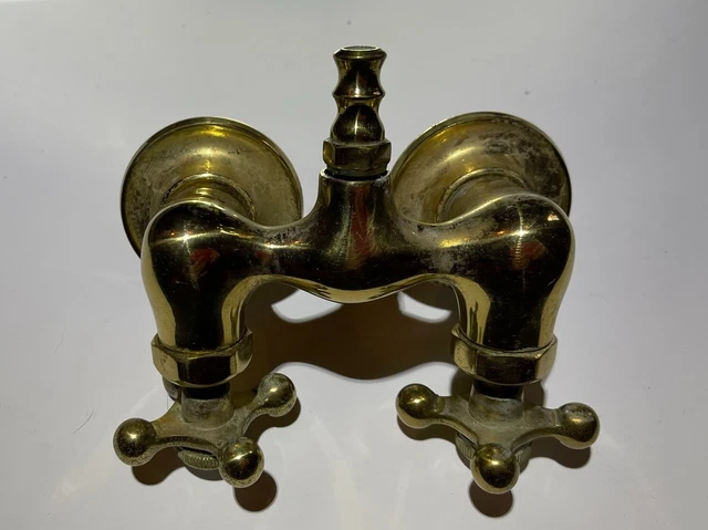 Brass Vintage Claw Foot Bathtub Faucet, Good Condition!