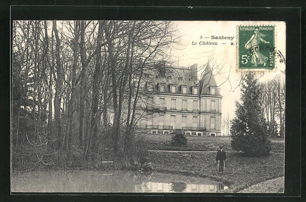 CPA Santeny, le Chateau
