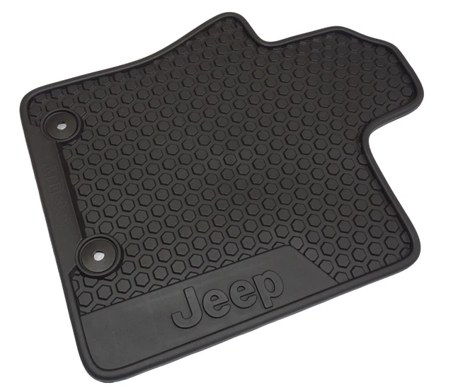GENUINE JEEP COMPASS Rubber Floor Mats Mat Set Of 4 Black 20182024
