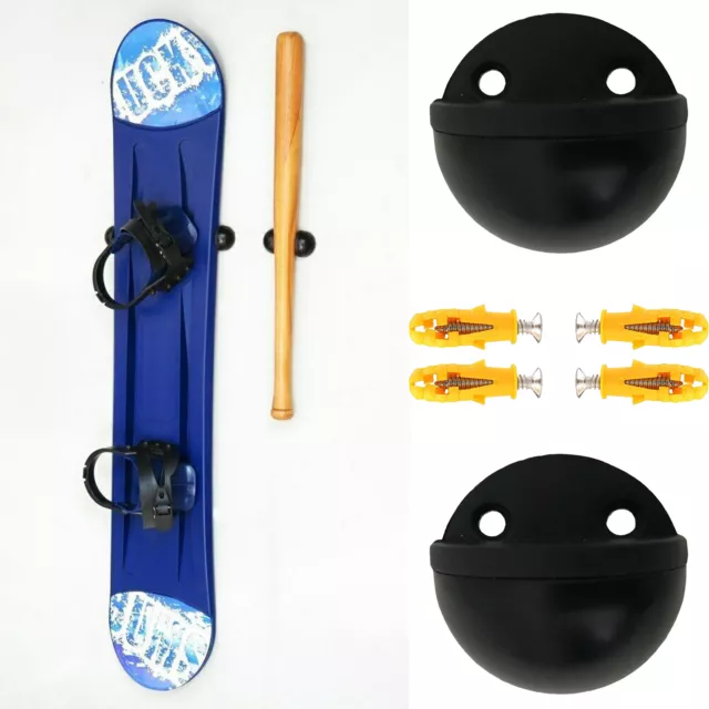 Ski-/Snowboardhalter Schwimmende Snowboard-Displayhalterung zur Wandaufbewahrung