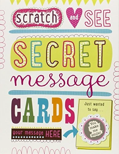 Secret Message Frame SECRET MESSAGE CARDS (Scratch and See) by Make Believe Ideas 1783934573 ...