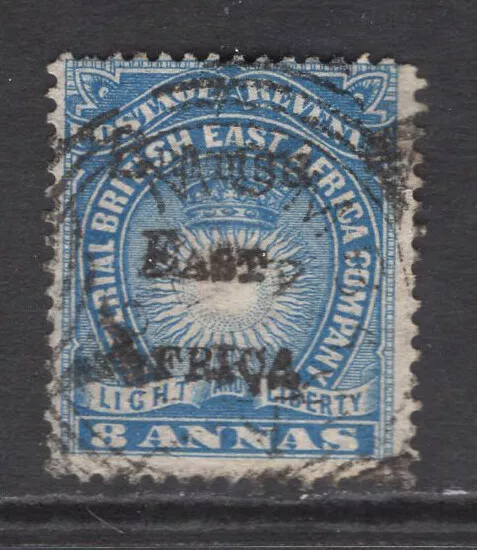 M13595 KUT-British East Africa 1895 SG42 - 8a blue.