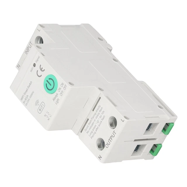 Interrupteur De Fuite De Mesure De Disjoncteur Intelligent 2P 63A Disjoncteur