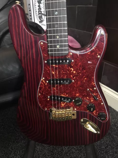 FLASH GUITARS Custom Made Stratocaster With Gilmore Mod - Including Hard Case.