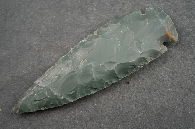 4.8" Flint Spearhead Ohio Collection Spear Point Knife Blade Arrowhead 446