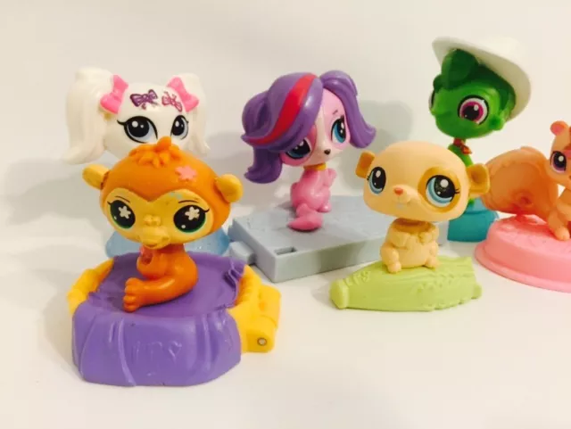 6 littlest pet shop McDonald's Happy Meal Toys LPS#53 HB2 3