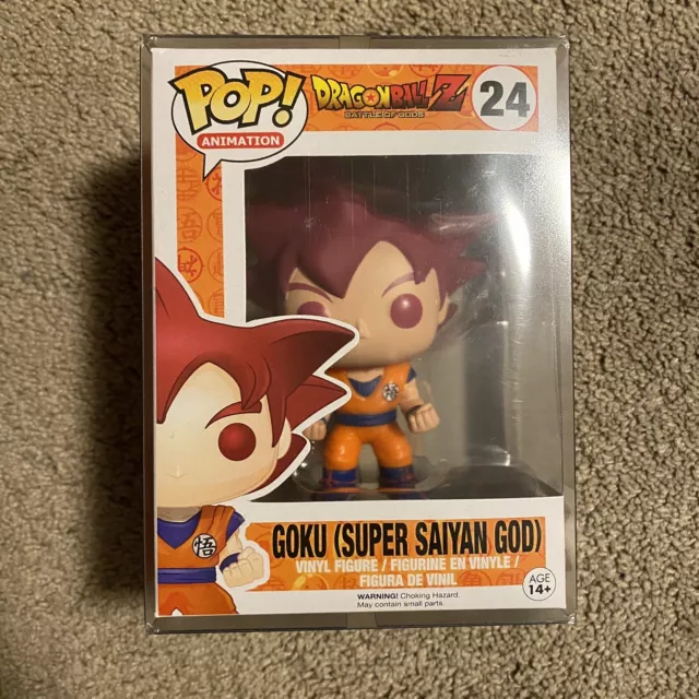 Funko Pop! Dragon Ball Z Super Saiyan God Super Saiyan Goku Blue #121 OOB