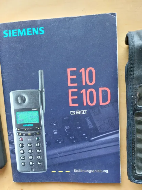 Siemens E10 D-Schwarz KULT Handy - Autotelefon