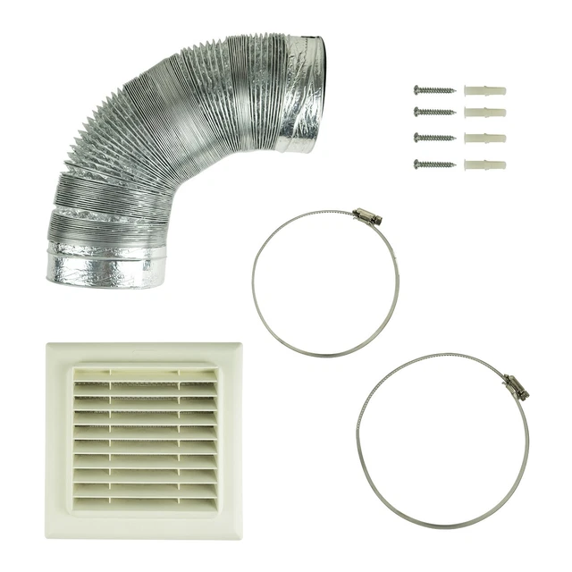 KITCHEN COOKER HOOD Flat Vent Ducting Kit 150mm x 3m Universal Fit for