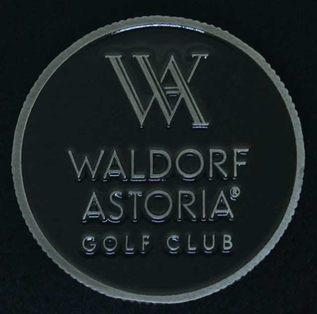 WALDORF ASTORIA GOLF Club Black Challenge Coin CC16 15.00 PicClick