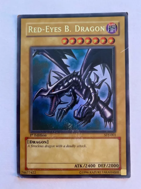 Yugioh-Red-Eyes B. Dragon sdj-001 - Ultra Rare - 1st edition