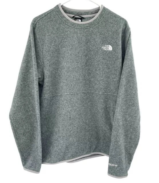 The North Face Men’s Alpine Polartec Crew Neck Sweatshirt size M Grey Heather