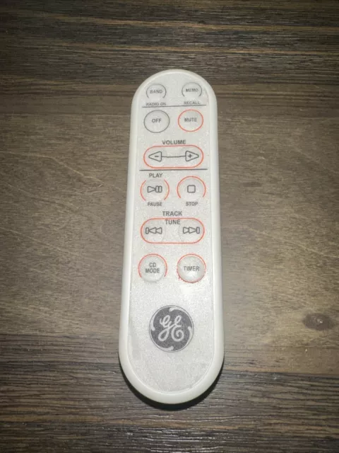 GE General Electric Kitchen Under Cabinet CD Radio Remote Control UM4/AAA/R03