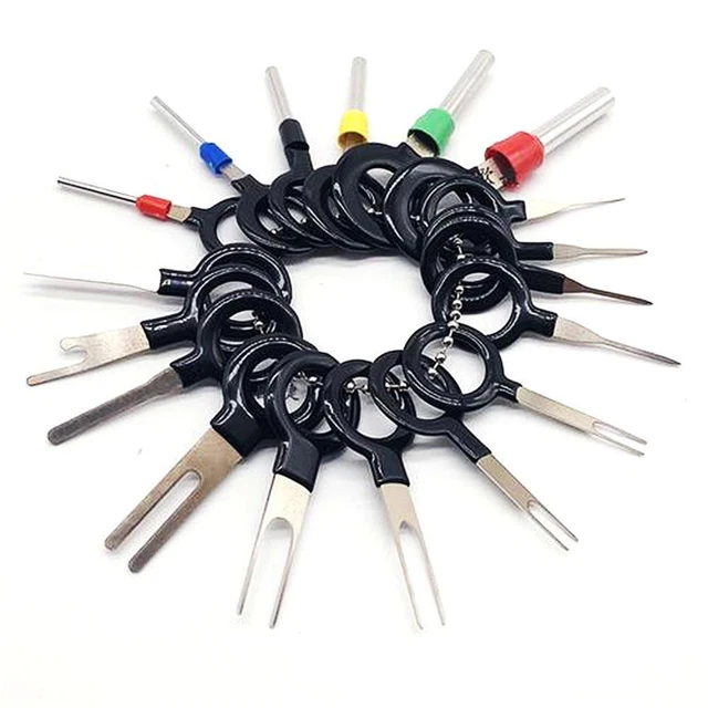 Wire Terminal Removal Tool Car Electrical Wiring Crimp Connector Pin Key 36pcs