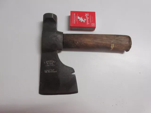 Vintage Antique E. Rogers IDEAL Hatchet Axe Roofing Shingle GOOD ORIGINAL PIECE