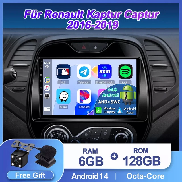 Android 11 2 DIN Autoradio Radio Für Renault Kaptur Captur 2016-2019
