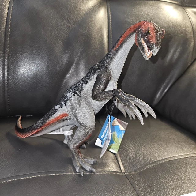 Schleich Thérizinosaure Figurine - Dinosaure à Griffes Longues - Modèle Détaillé Et Peint à La Main
