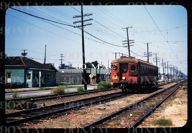 LAMTA BLIMP CAR #1544. Los Angeles (CA). Original Slide 1961. (A)